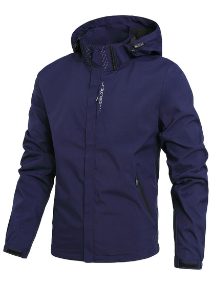 Galvin - Lightweight Waterproof Rain Jacket with Hood for Men