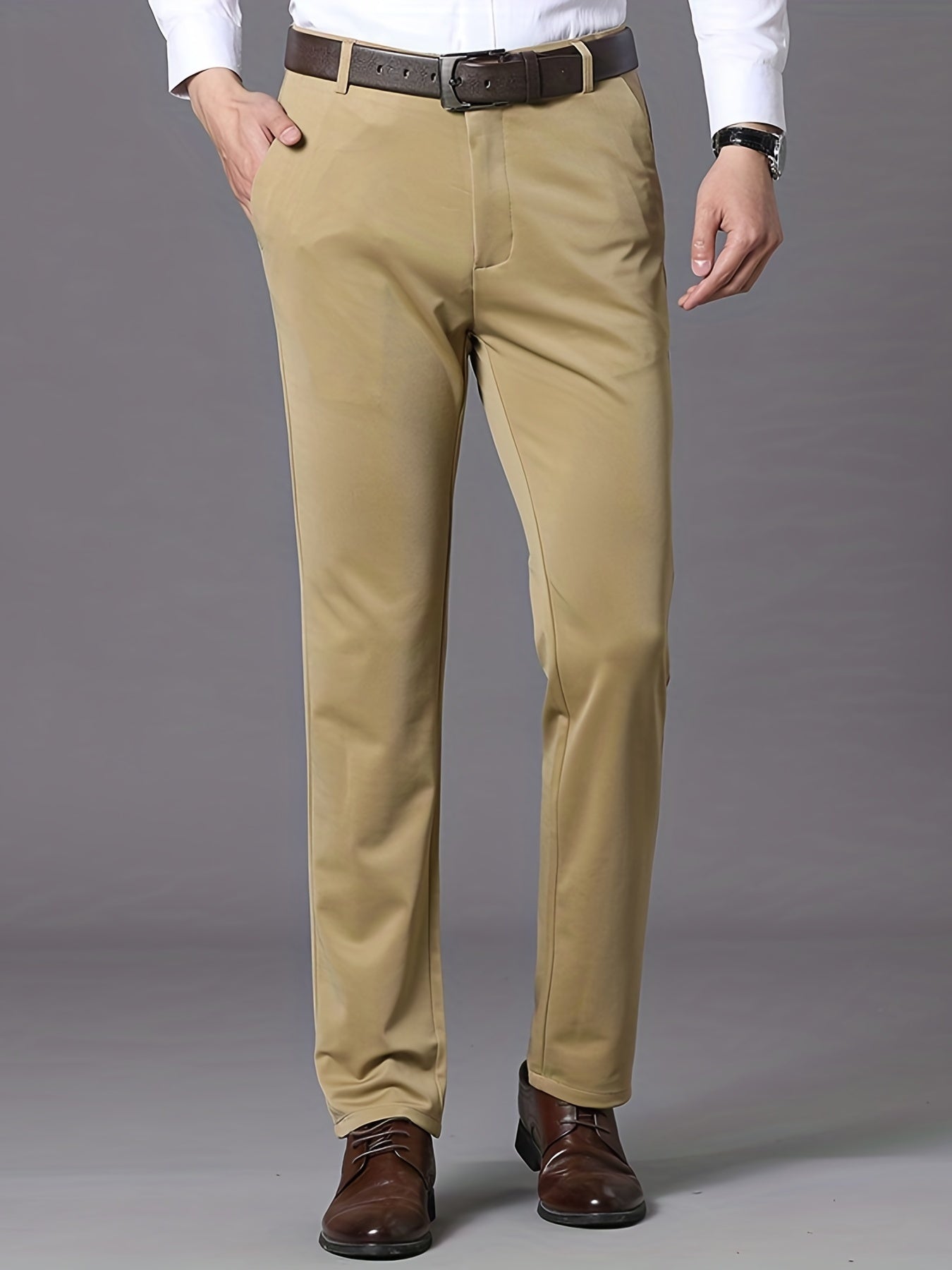 Harrison - Classic Design Trouser Pants with Slightly Stretch for Men