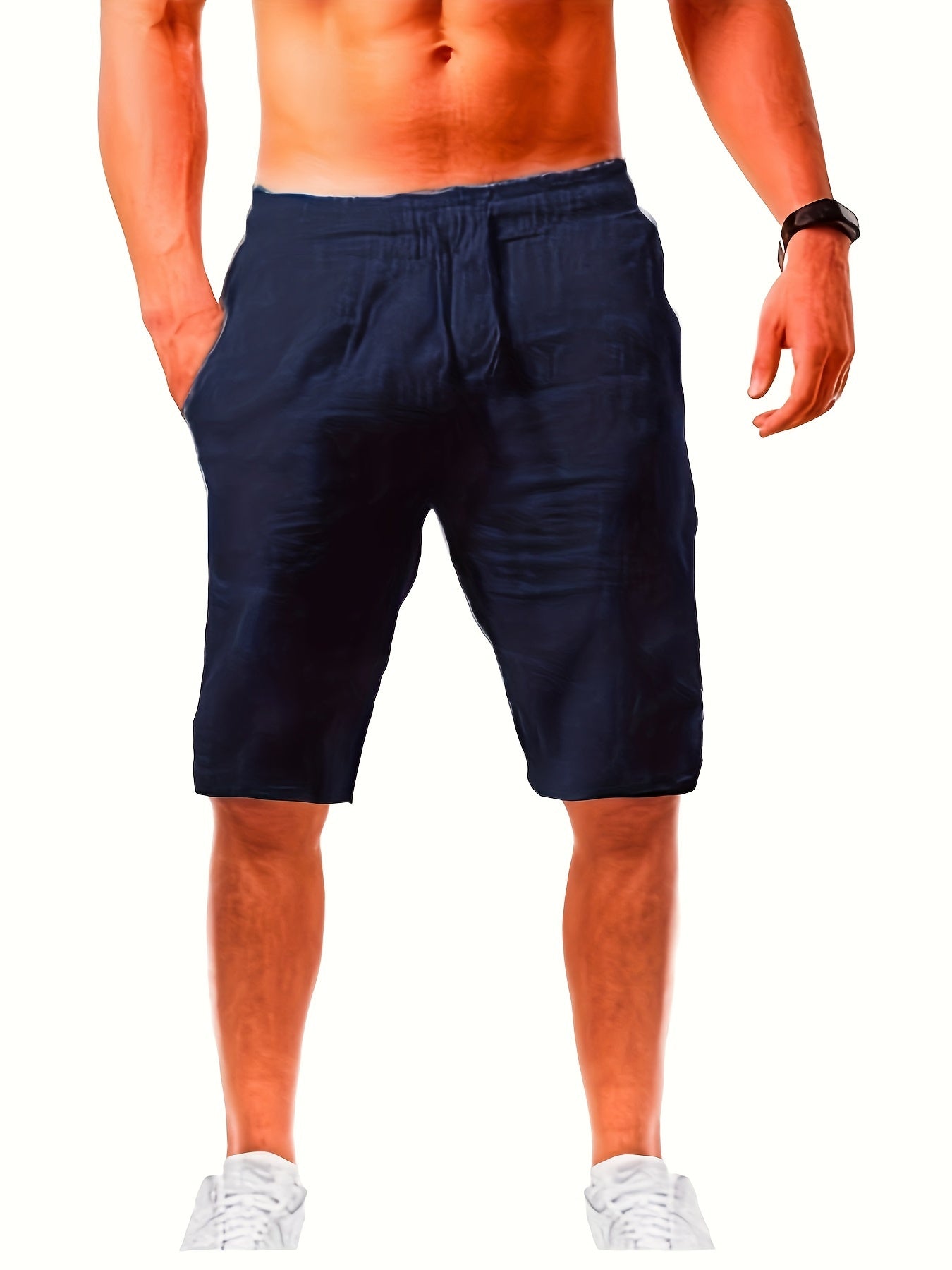 Sam – Men's Casual Breathable Shorts with Drawstring