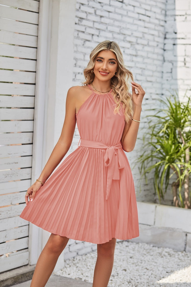 Claire – Strapless Pleated Sundress