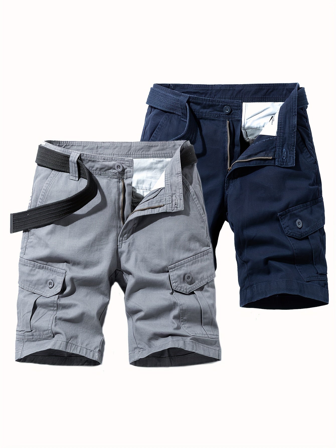 Jordan - 2 Pieces Cargo Shorts with Multi Pockets for Men