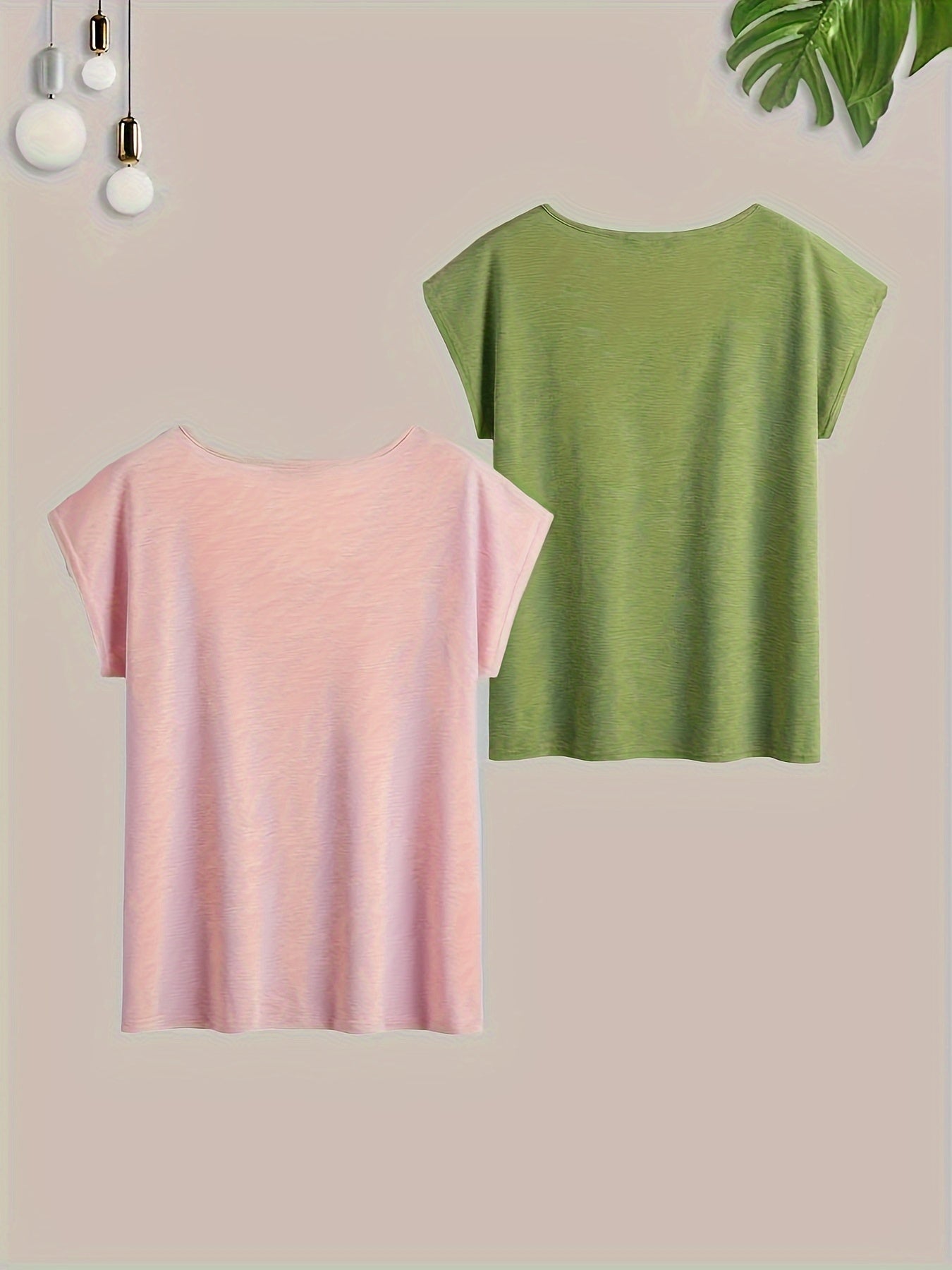 Laura - 2 Pieces V Neck Tops for Women