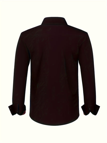 Anthony - Elegant Formal Long Sleeve Button Up Shirt for Men