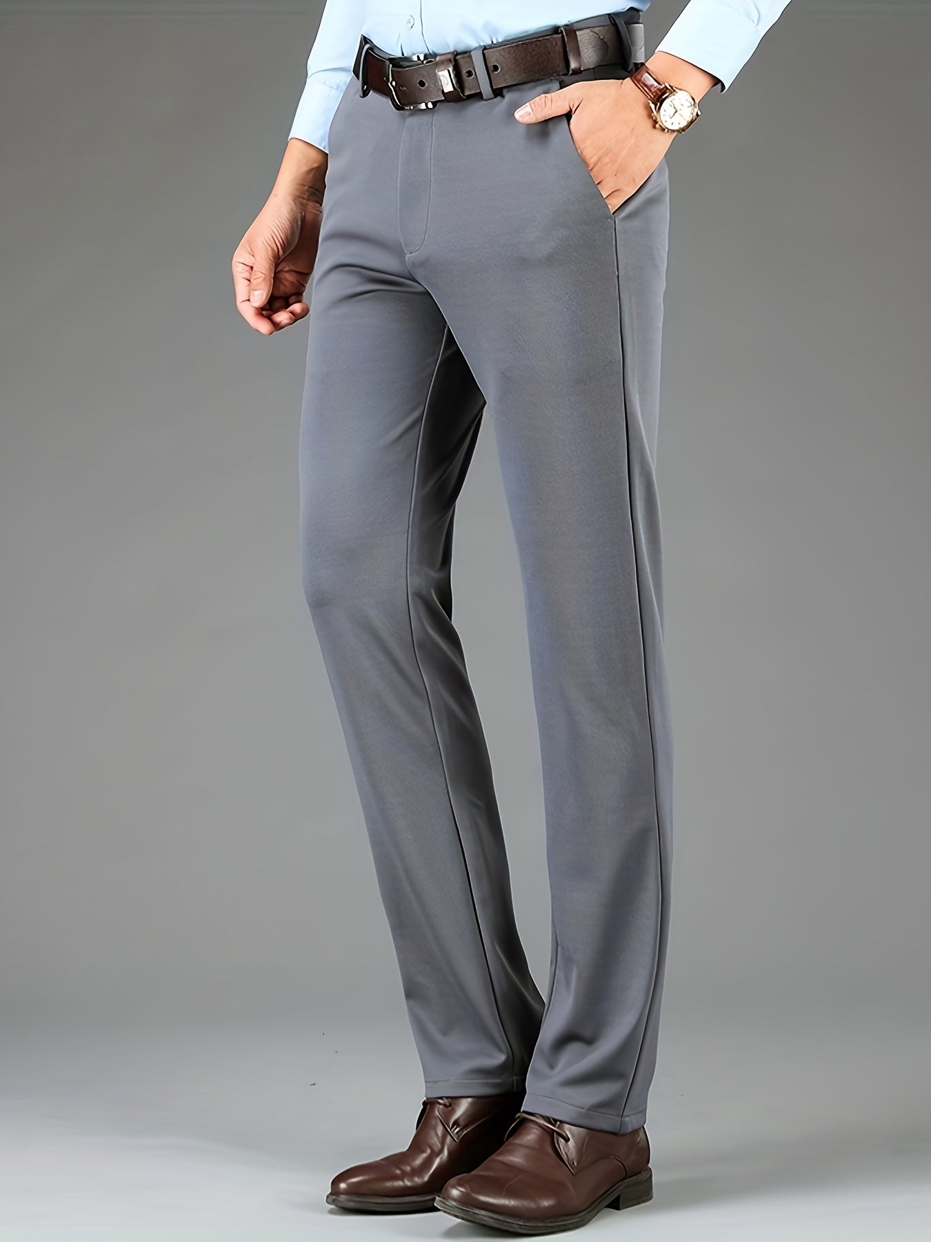 Ron – Men's Formal Dress Pants with Stretch