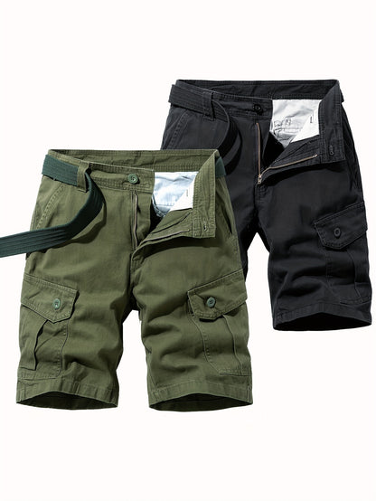 Jordan - 2 Pieces Cargo Shorts with Multi Pockets for Men