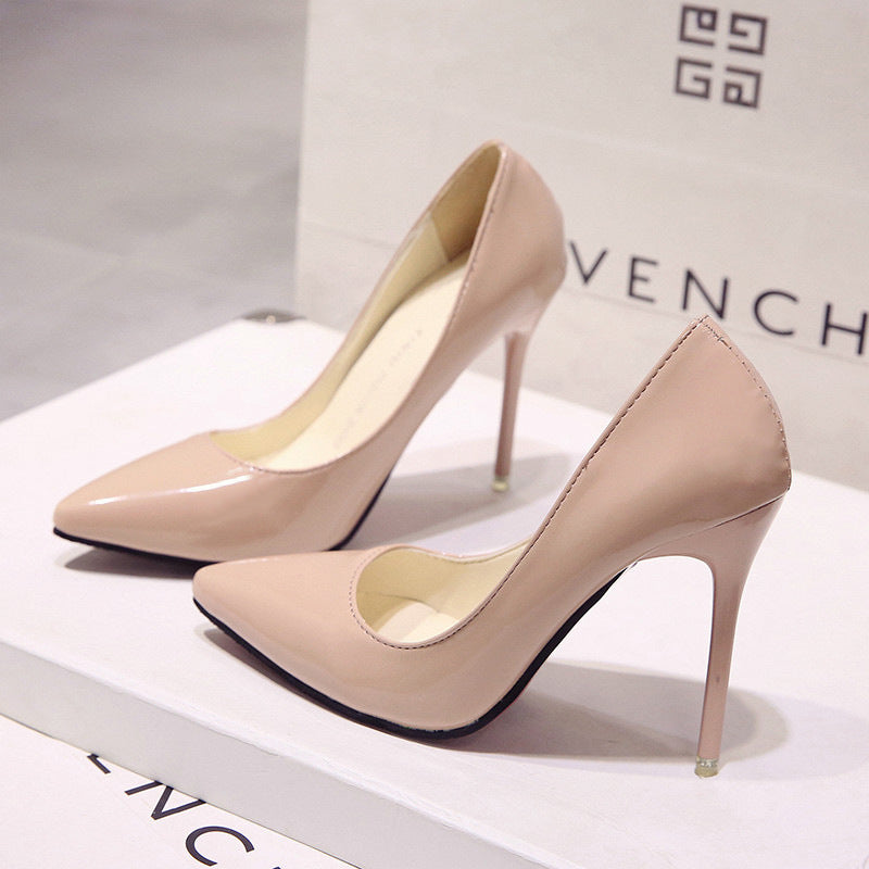 Karen – Elegant Nude High Heel Shoes