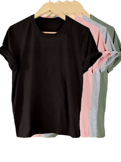 Sarah - Casual Crew Neck T-Shirt