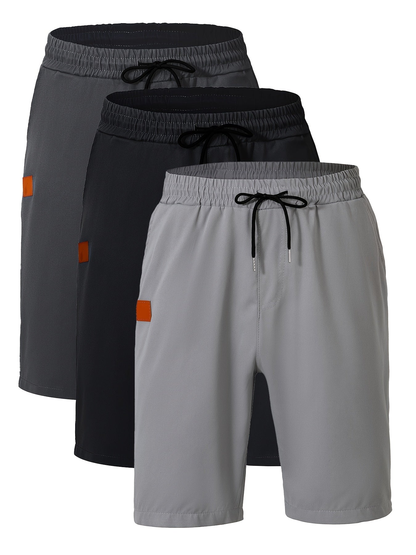 Willian - 3 Pieces Sports Drawstring Shorts Set for Men