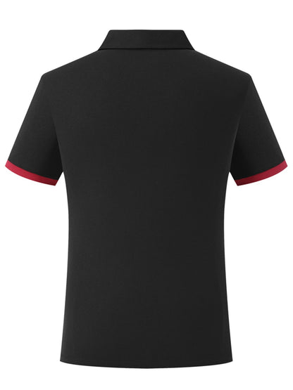 Jeppe - Casual Polo Shirt with Graphic Print for Men