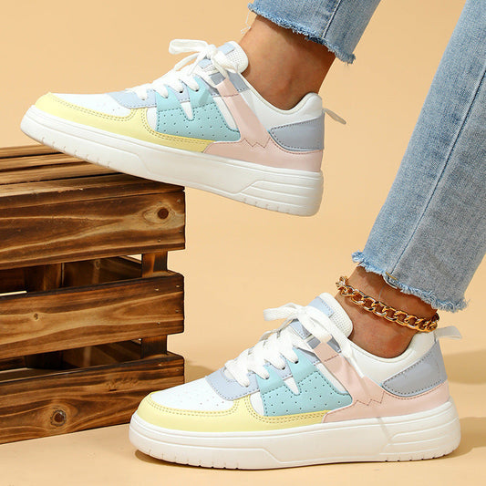 Stephen – Platform Sneakers with Colorful Highlights