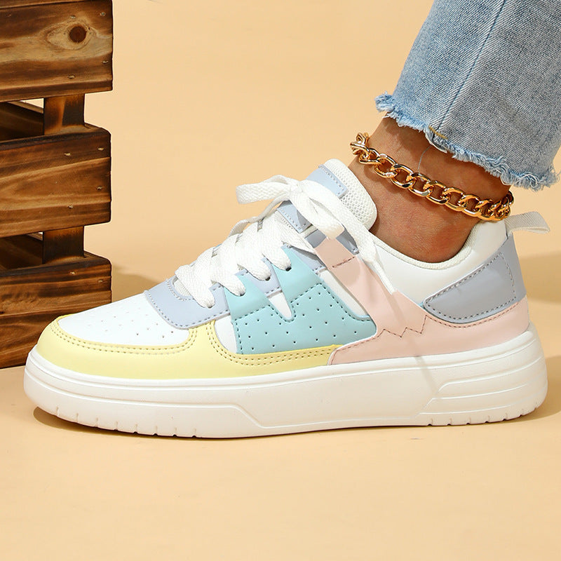 Stephen – Platform Sneakers with Colorful Highlights