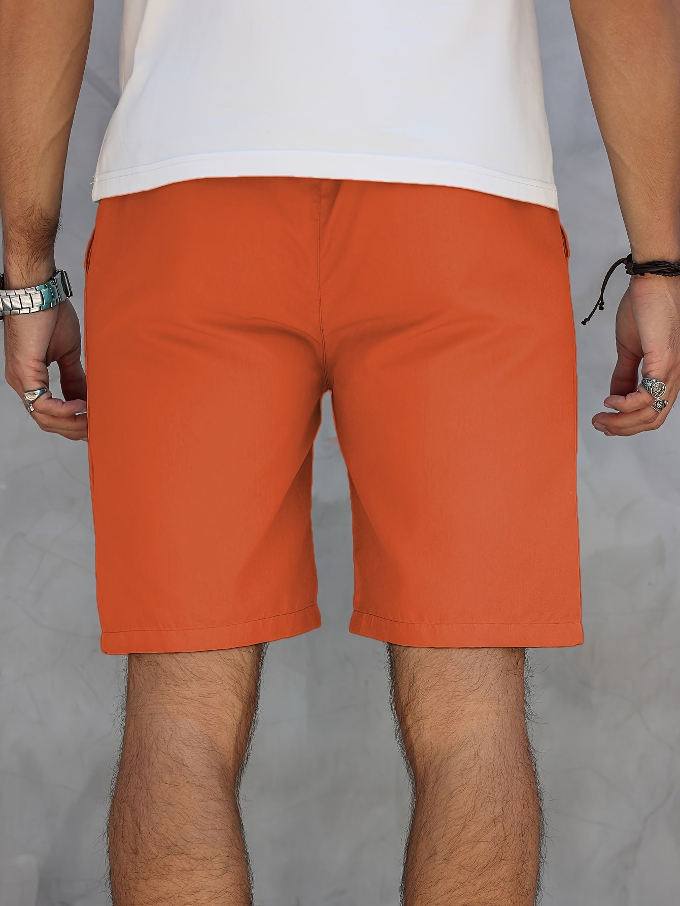 William - Sports Shorts with Drawstring and Knee-Length for Men