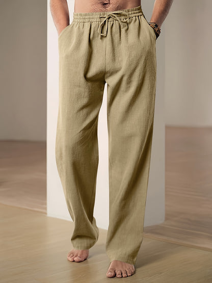 Harrison - Casual Linen Pants with Drawstring and Pockets for Men