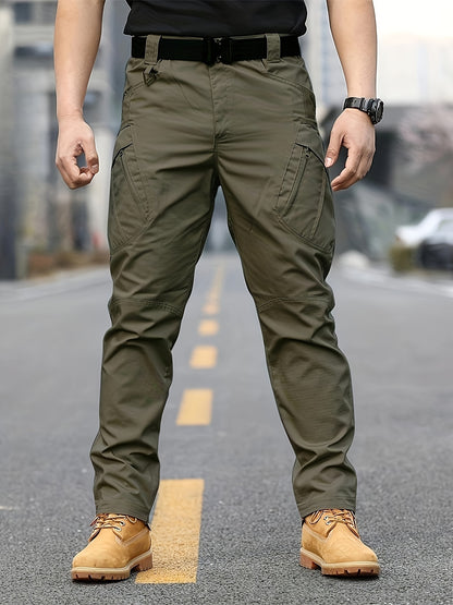 Glenn – Men's Casual Cargo Pants with Drawstrings