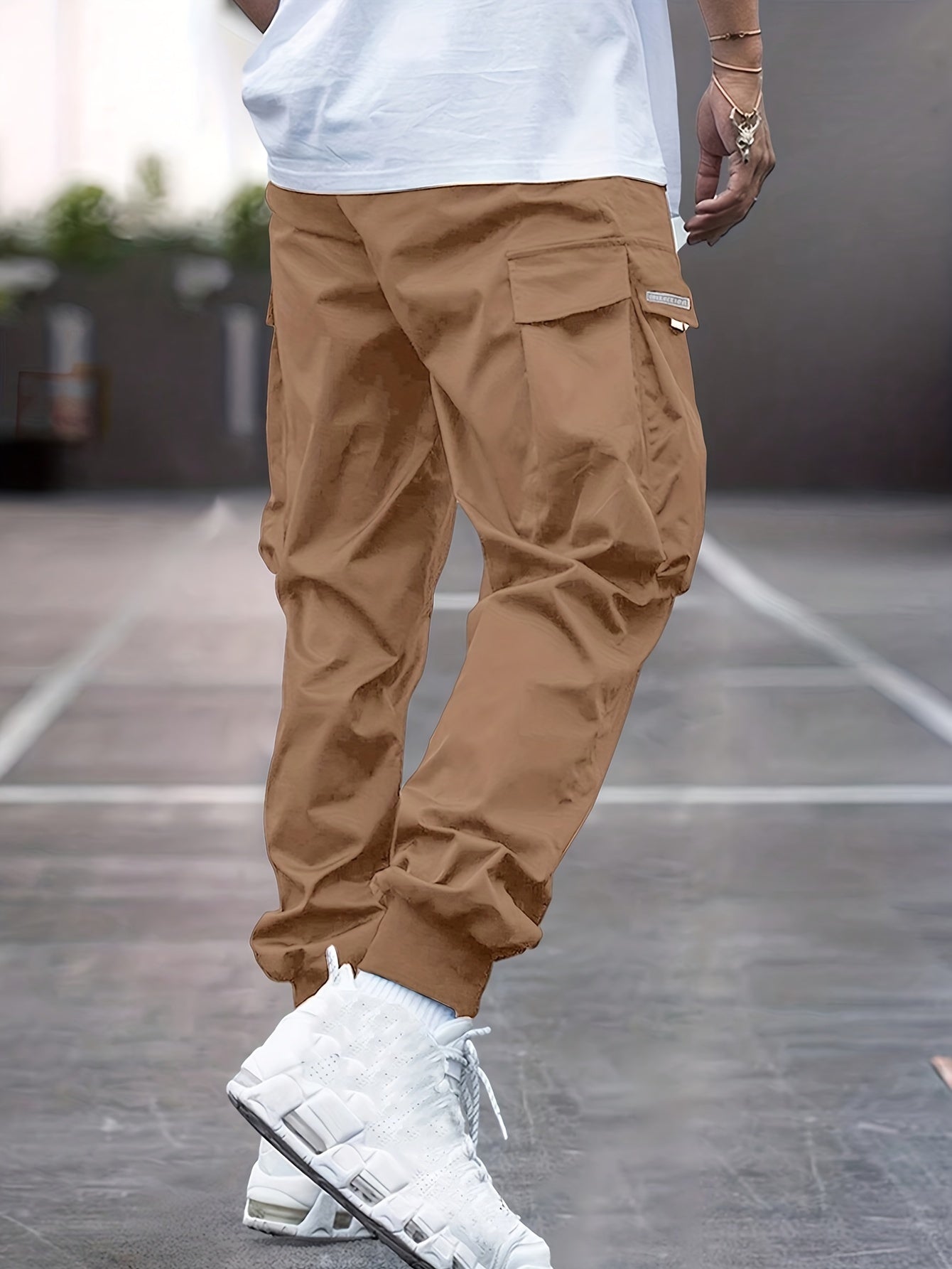 Earl - Trendy Cargo Pants with Pockets and Drawstring for Men