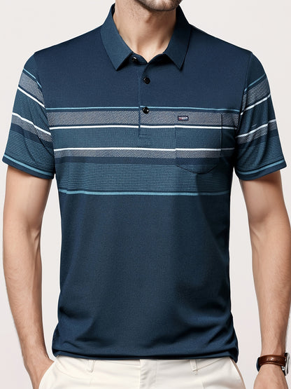 Benjamin - Casual Striped Polo Shirt for Men