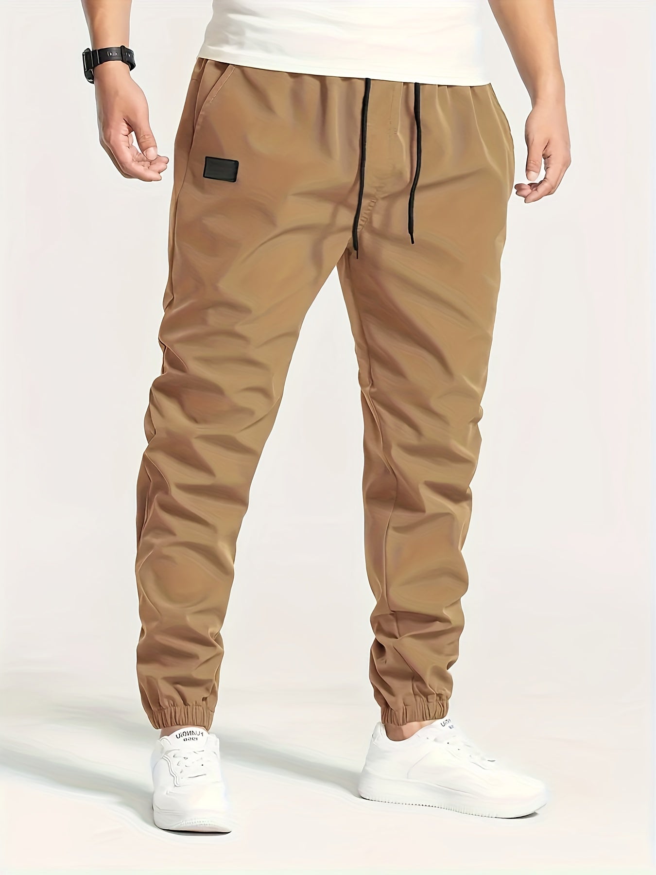 Drew - Casual Drawstring Cargo Pants with Loose Fit with Multiple Pockets for Men