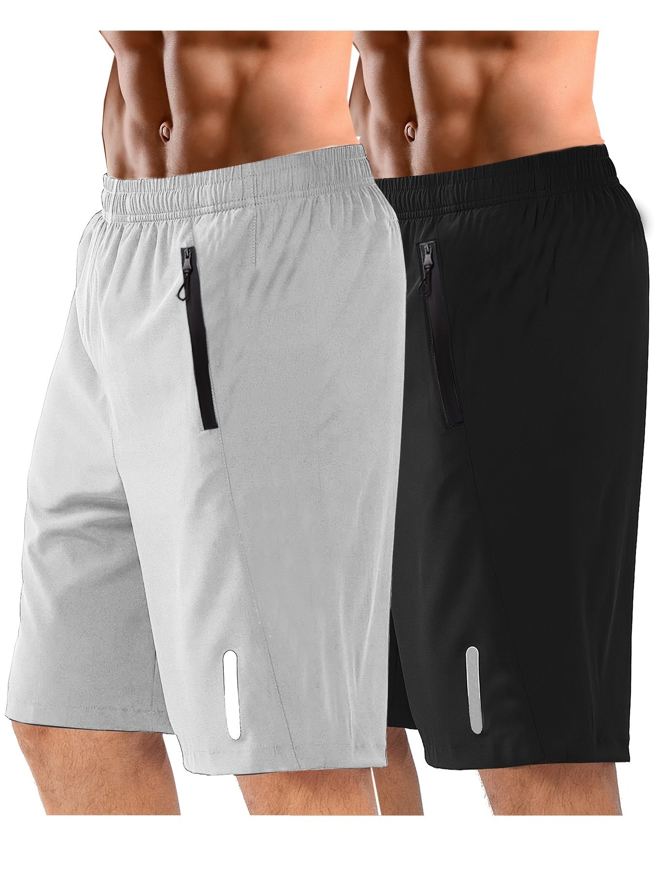 Russell - 2pcs Breathable Quick Dry Athletic Shorts for Men