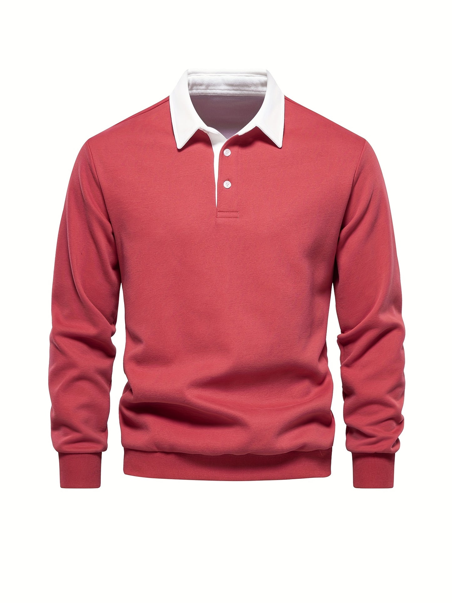 Tom – Men's Retro Color Block Pullover Shirt