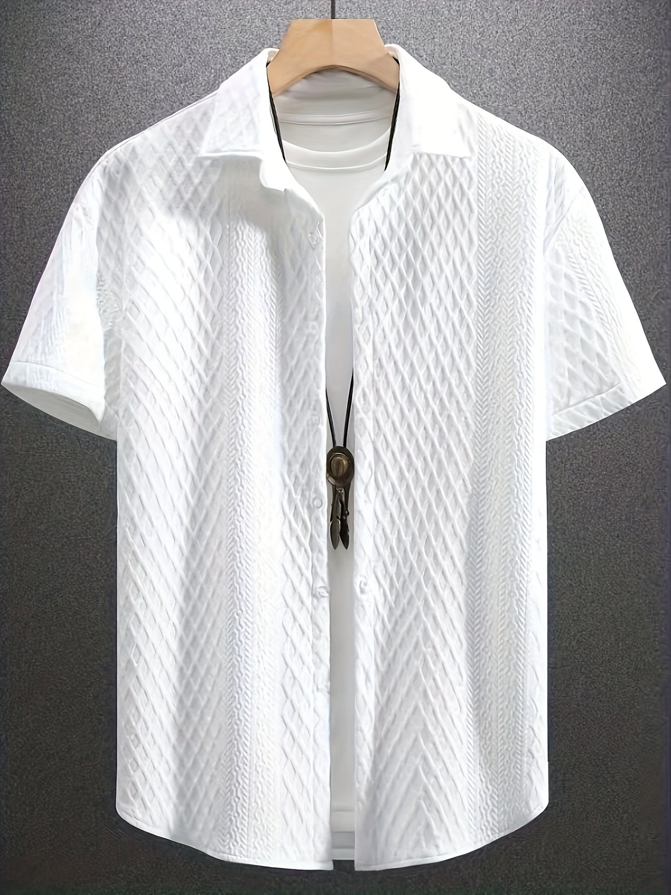 Sebastian - Button Up Summer Shirt for Men