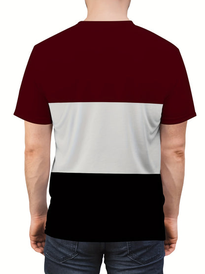 Derek – Men's Color Block Summer T-Shirt