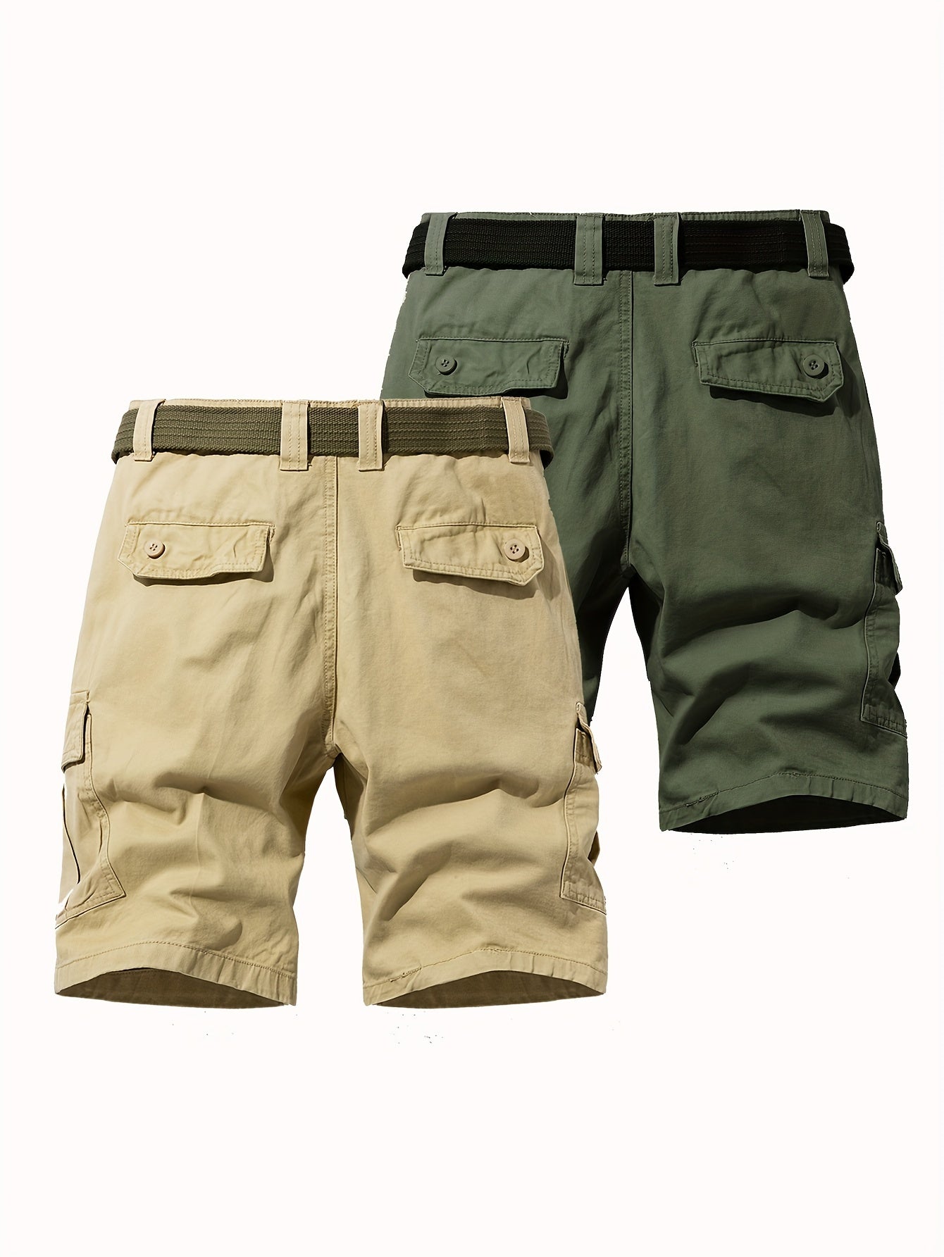 Jordan - 2 Pieces Cargo Shorts with Multi Pockets for Men