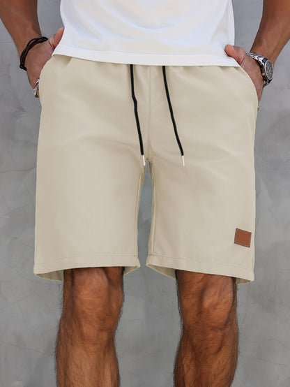 William - Sports Shorts with Drawstring and Knee-Length for Men