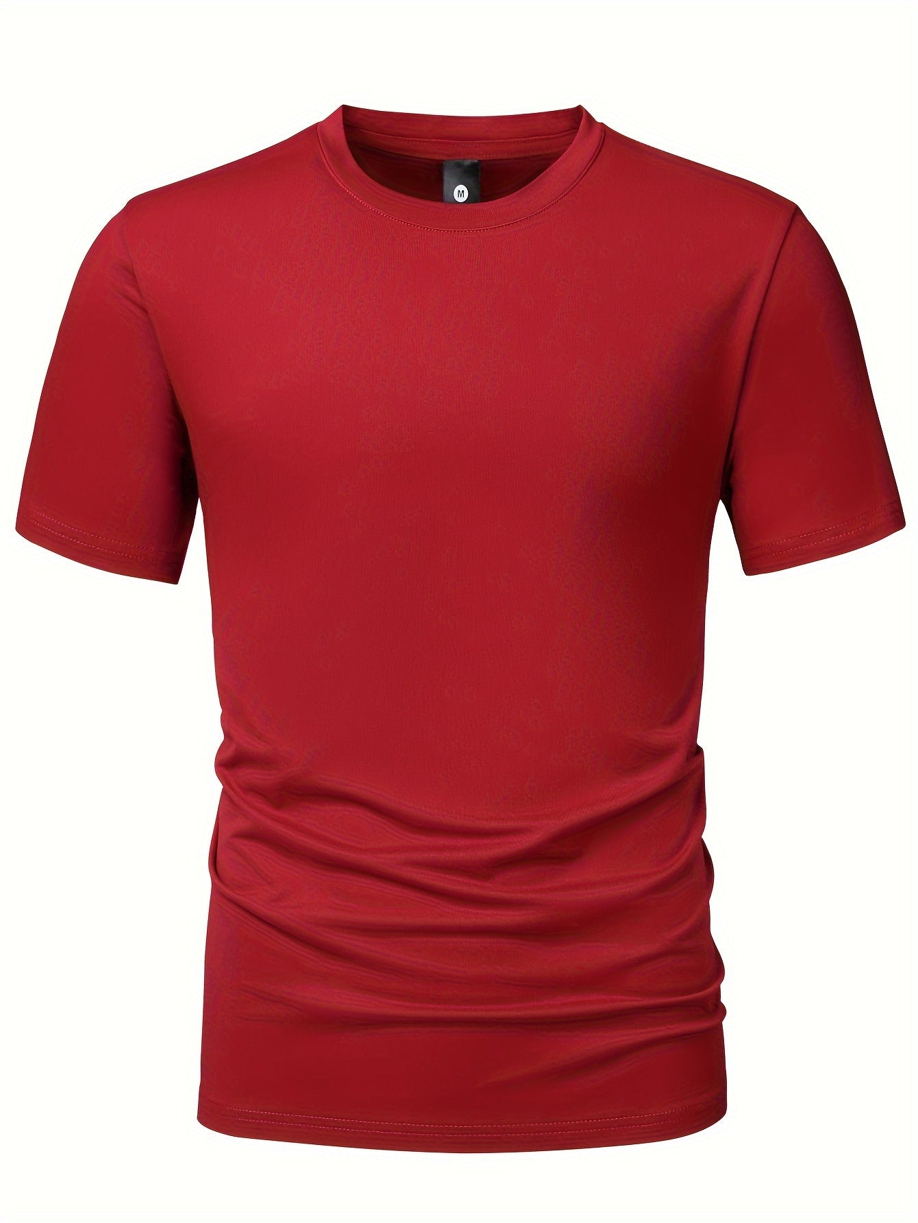 Charles - 5pcs Casual T-shirt Set with Stretch and Round Neck for Men