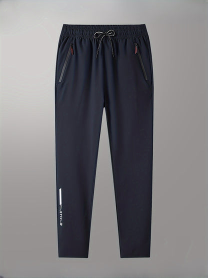 Wesley - Track Pants with Zipper Pockets and Drawstring for Men