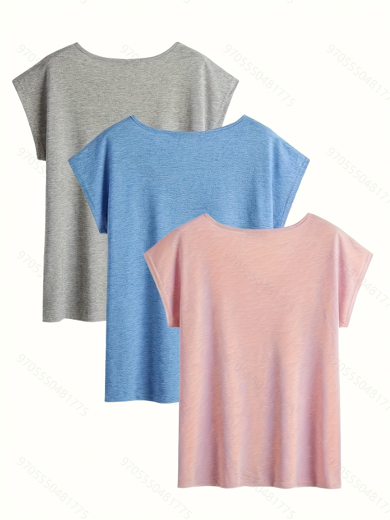 Sarah - Casual V-Neck T-Shirt - Summer Edition