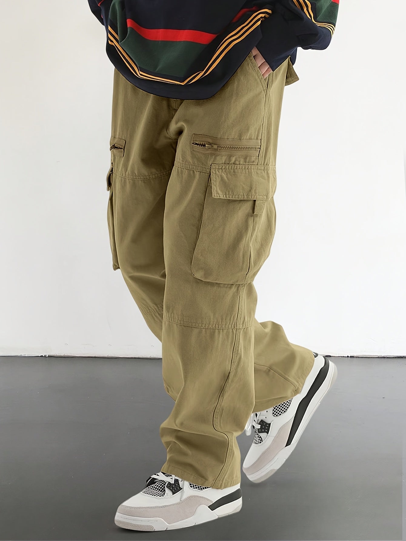 Wayne - Casual Drawstring Pants with Stylish Flap Pockets and Multi-Pocket Design for Men