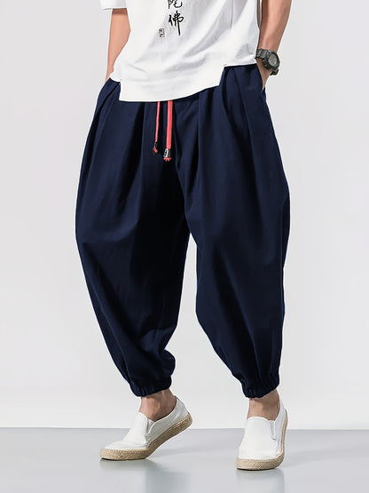 Paul – Solid Color Wide Leg Joggers