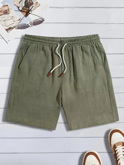 Douglas - Casual Linen Shorts with Relaxed Fit for Men