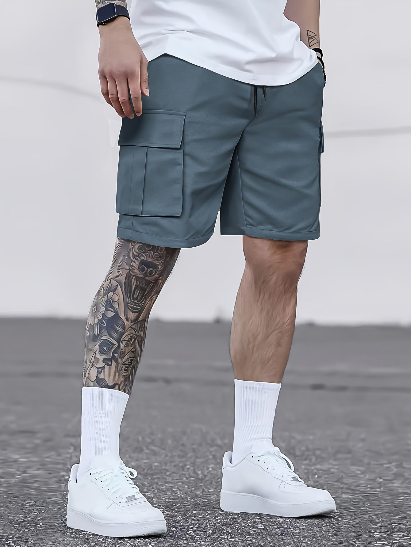 Millard - Cargo Shorts with Adjustable Drawstring for Men