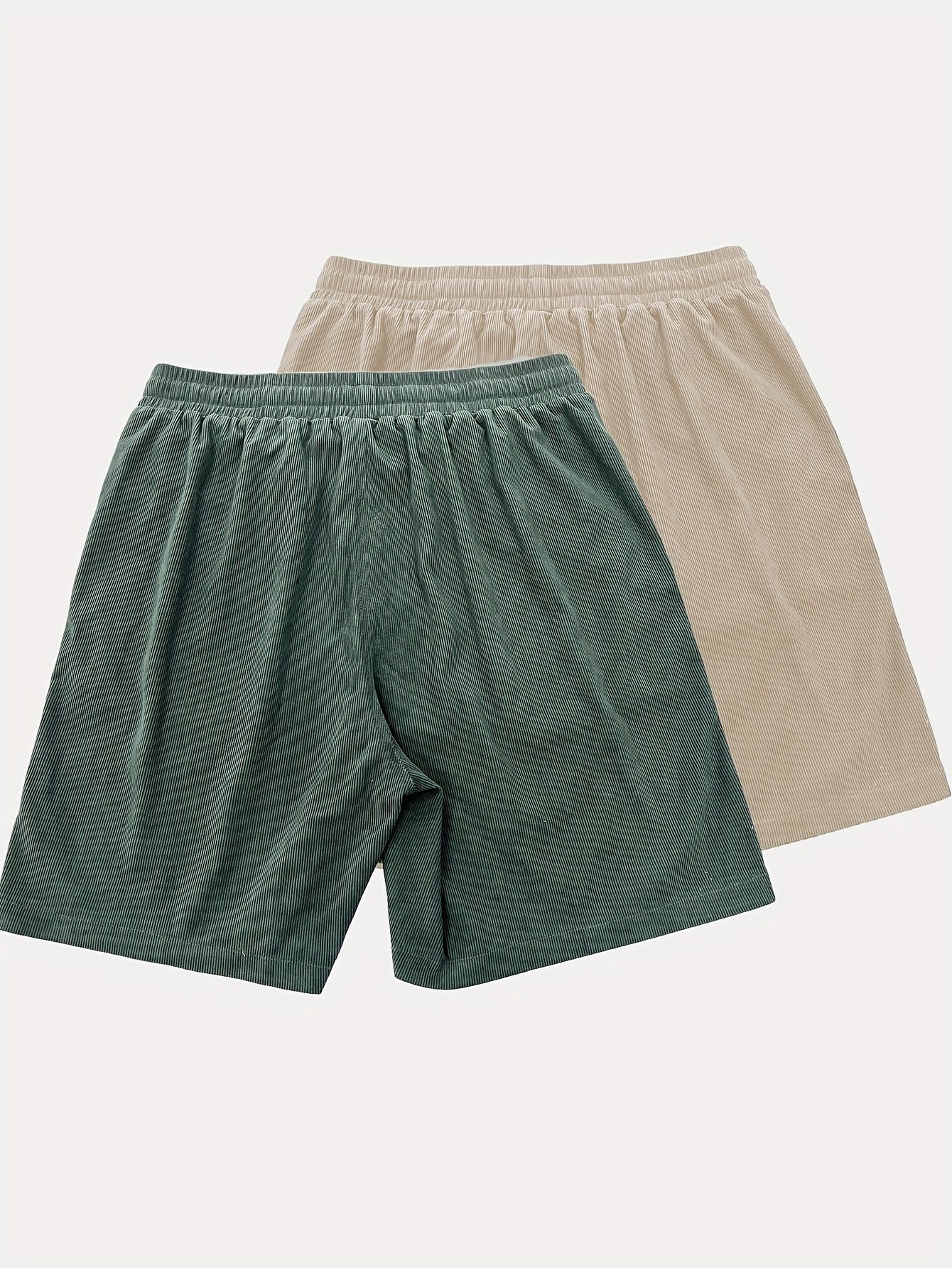 Jon – Men's Corduroy Shorts with Drawstrings