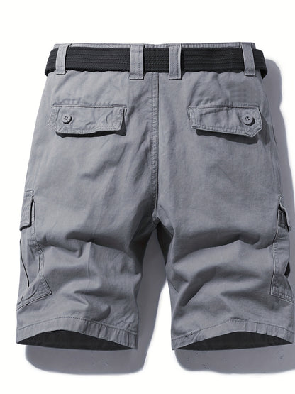 Ross – Men's Casual Cotton Shorts with Multi Pockets