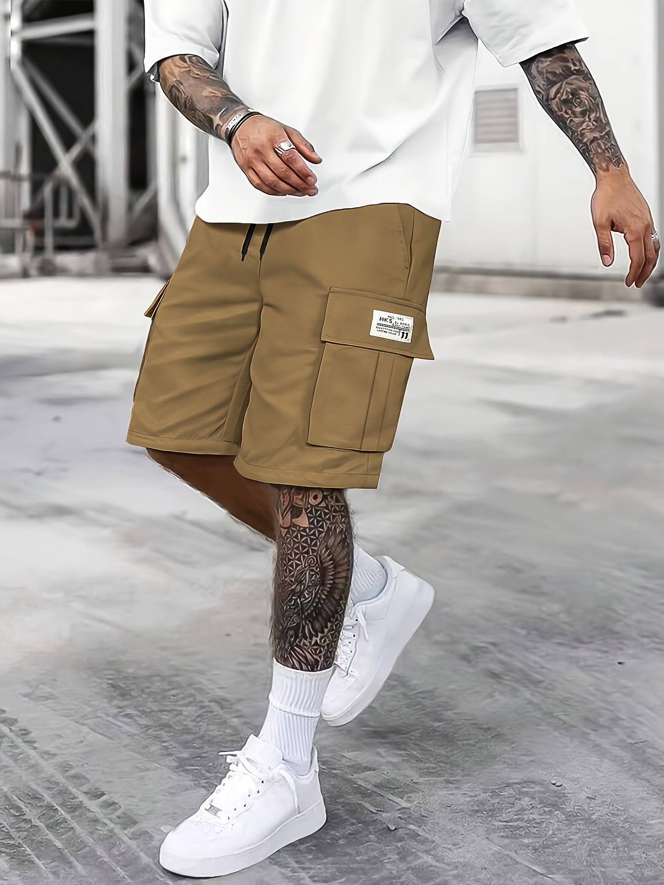 Millard - Cargo Shorts with Adjustable Drawstring for Men