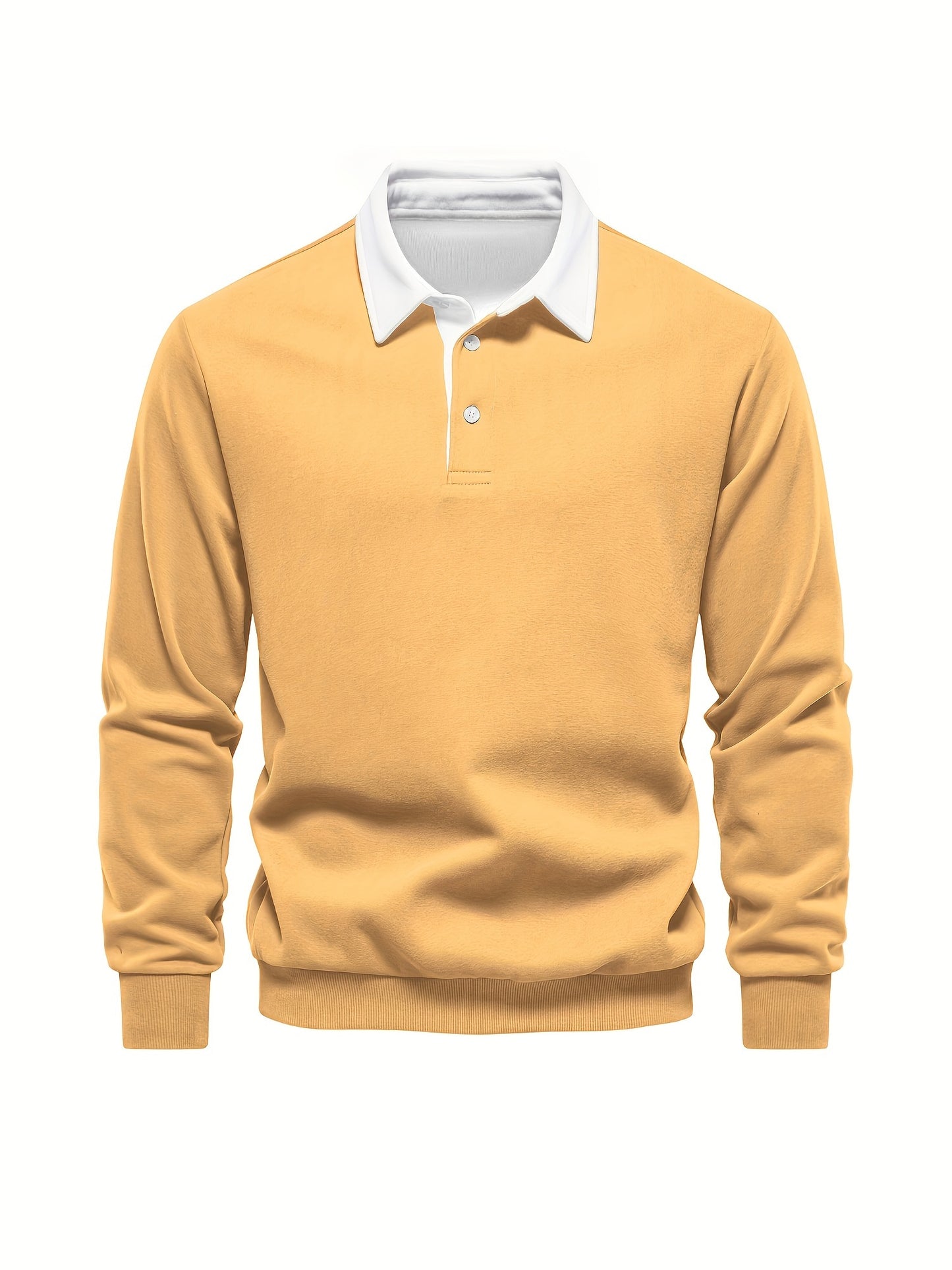 Tom – Men's Retro Color Block Pullover Shirt