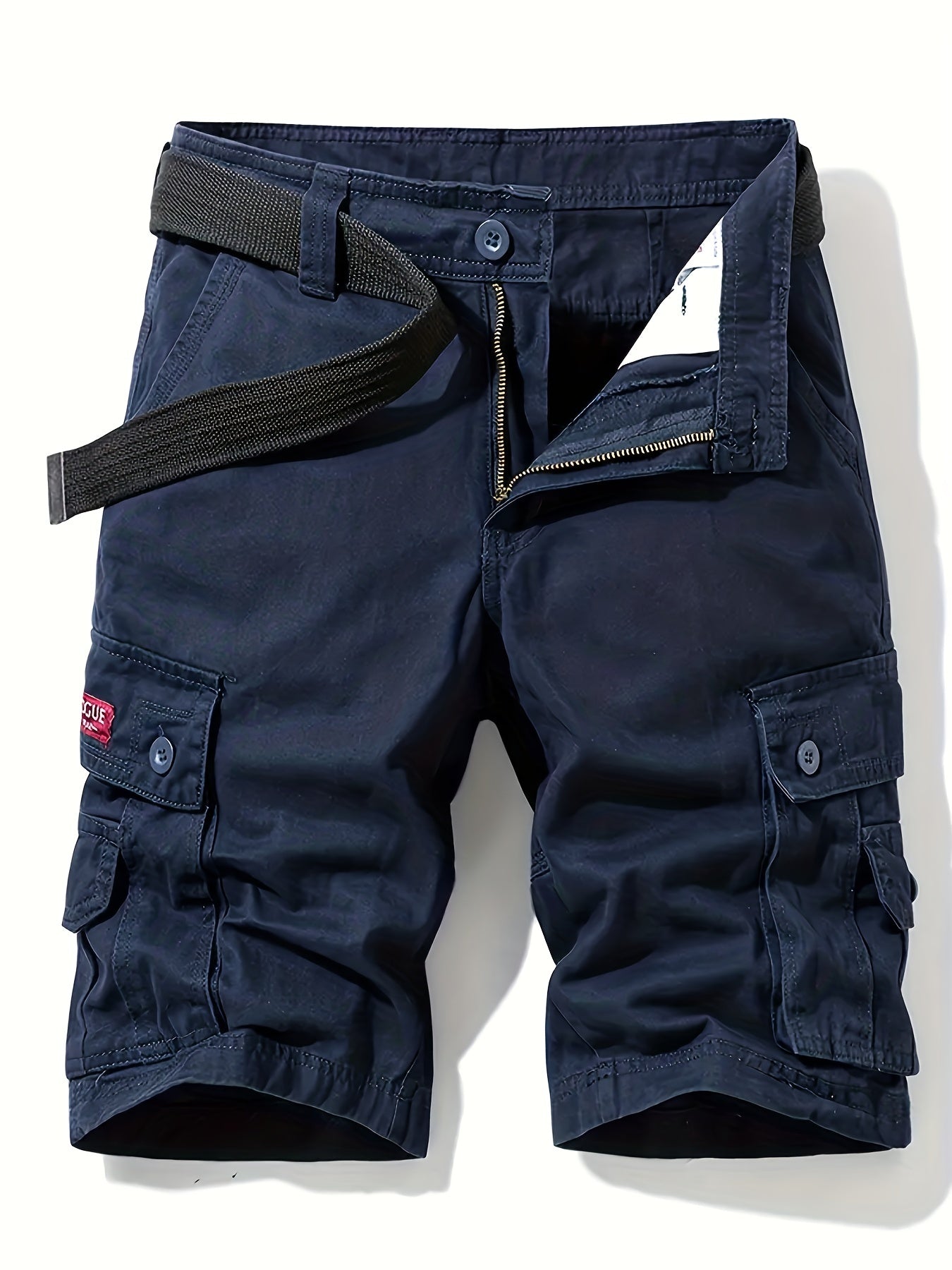 Jerry - Classic Design Cargo Shorts with Multi Pocket and Belt for Men