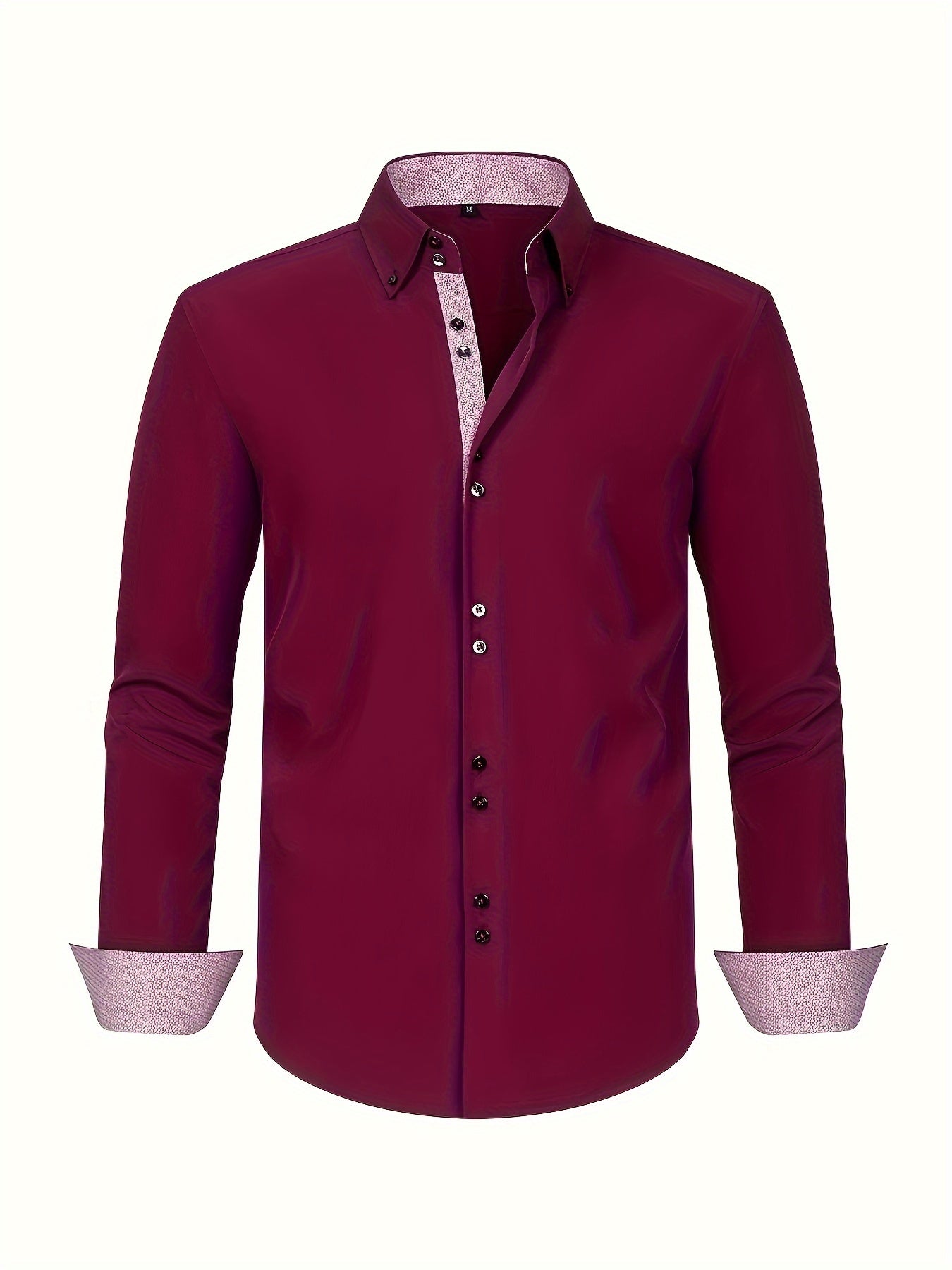 Anthony - Elegant Formal Long Sleeve Button Up Shirt for Men