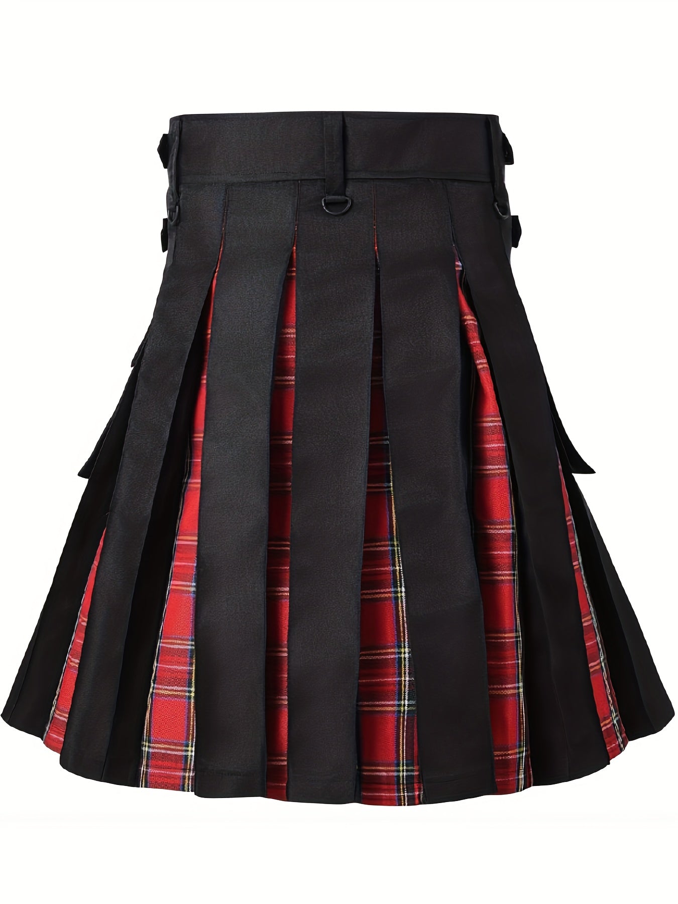 James – Men's Plaid Tartan Pleated Skirt