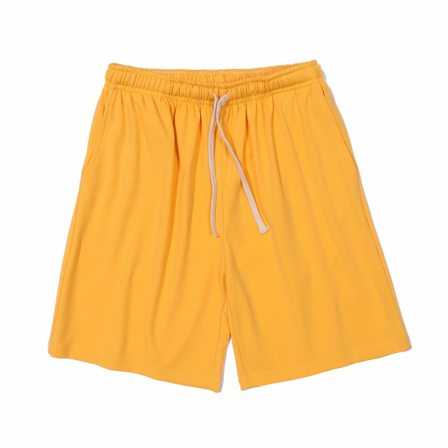 Isaac - 5pcs Summer Shorts with Slightly Stretch and Elastic Waist Drawstring for Men