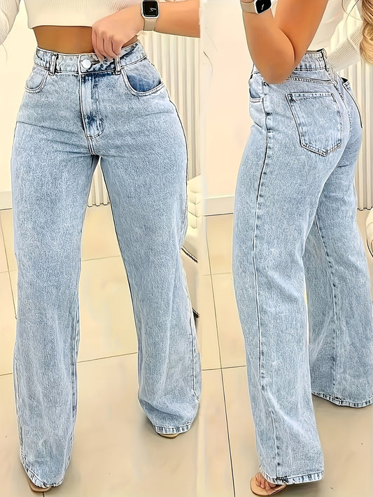 Bea - High-Waisted Stretchy Denim Jeans for Women