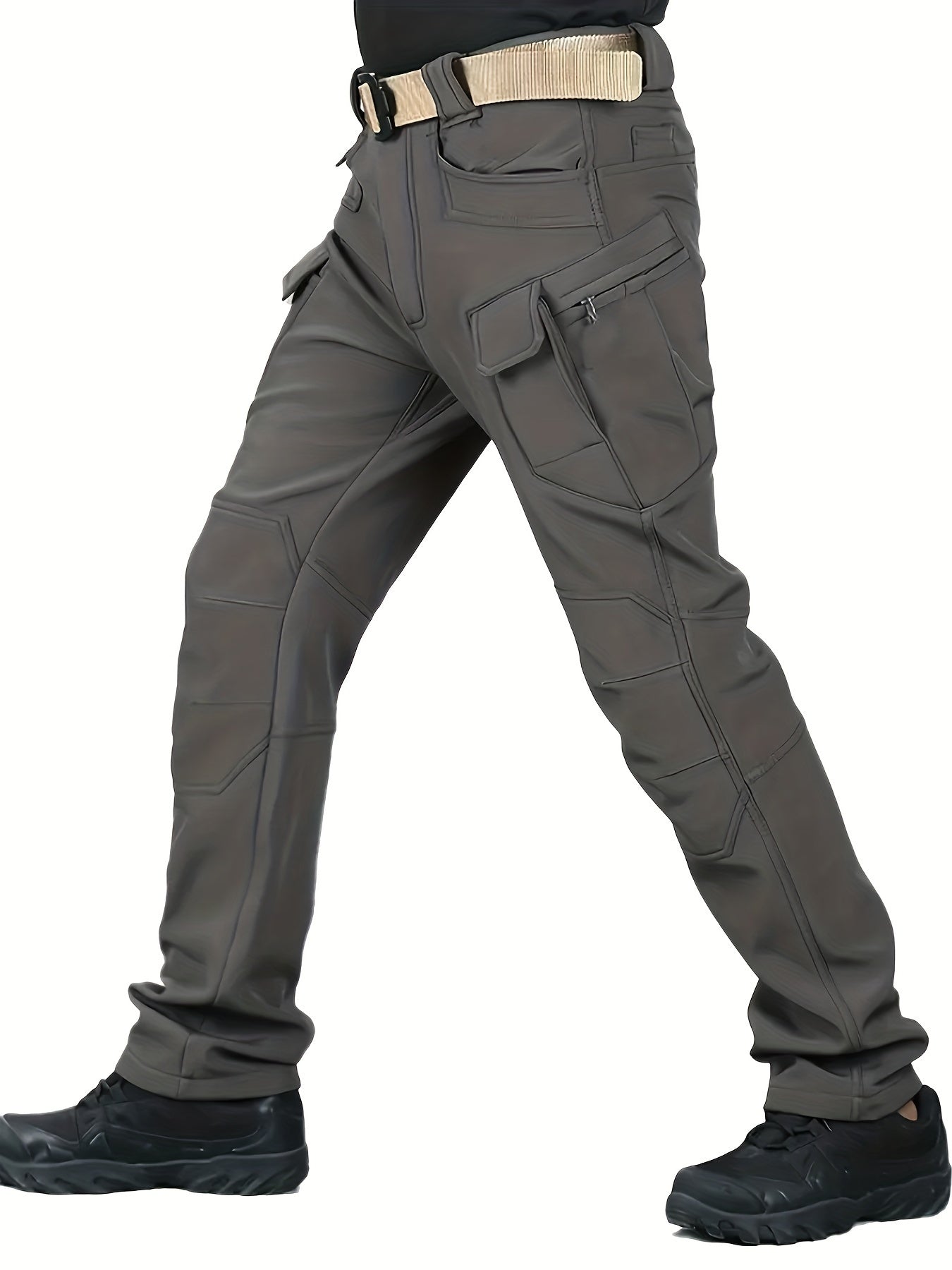 Jason - Fleece-Lined Tactical Pants with Multi Pockets for Men