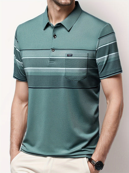 Benjamin - Casual Striped Polo Shirt for Men