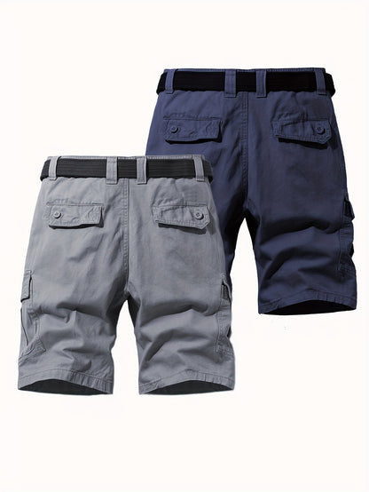 Jordan - 2 Pieces Cargo Shorts with Multi Pockets for Men