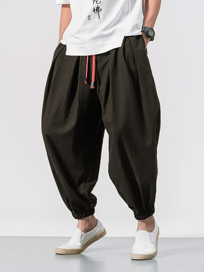 Paul – Solid Color Wide Leg Joggers