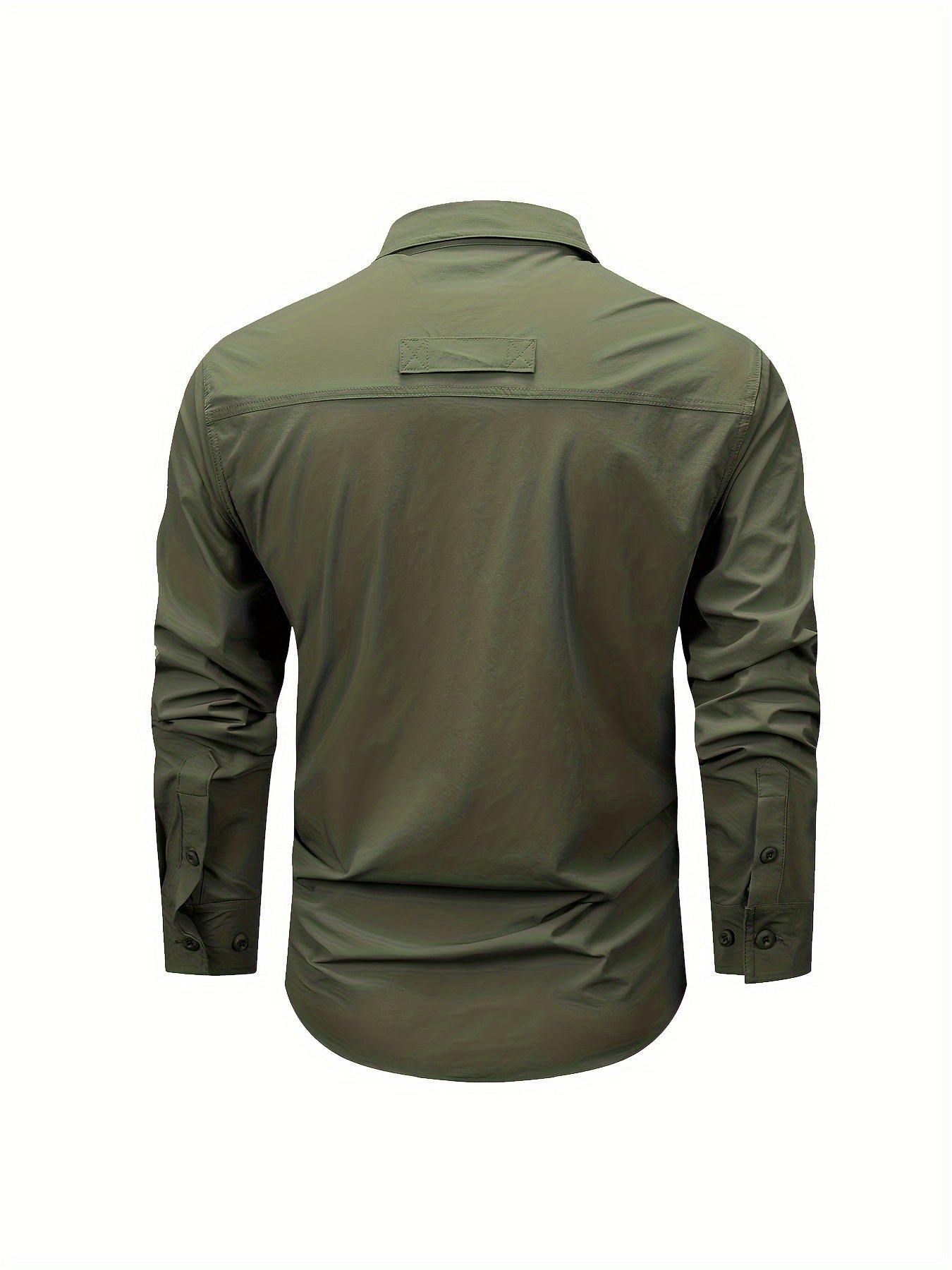 Crispen - Quick-drying Outdoor Shirt with Long Sleeve and Multi-pockets for Men