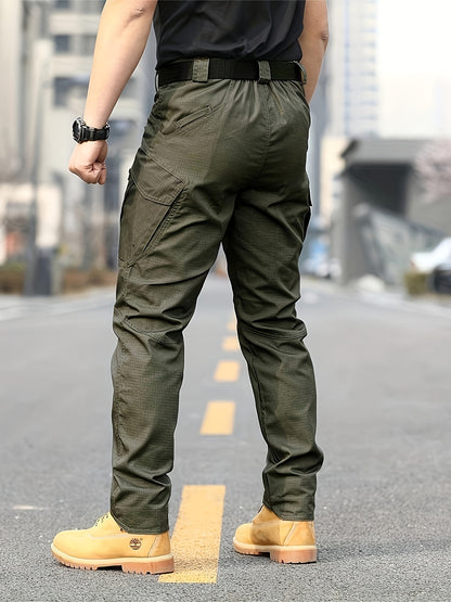 Glenn – Men's Casual Cargo Pants with Drawstrings