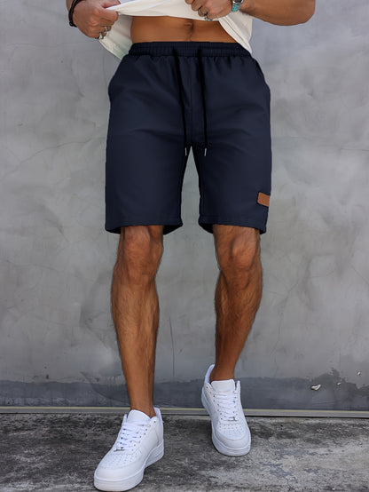 William - Sports Shorts with Drawstring and Knee-Length for Men